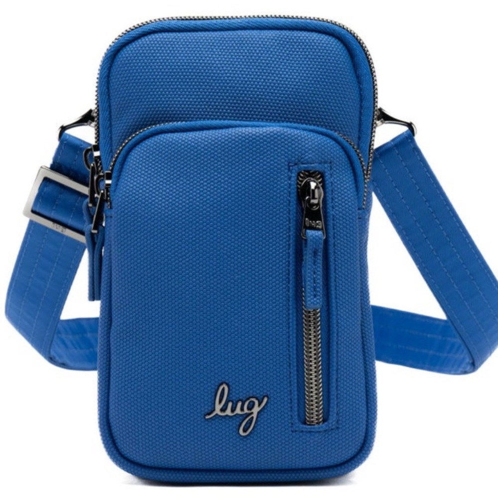 Lug Pitter Patter Matte Luxe VL Crossbody Bag in Sapphire Blue